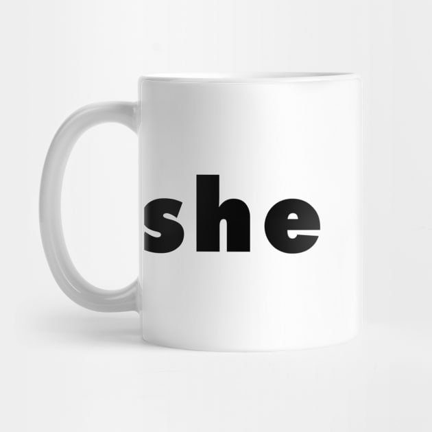 she / her - light by banditotees